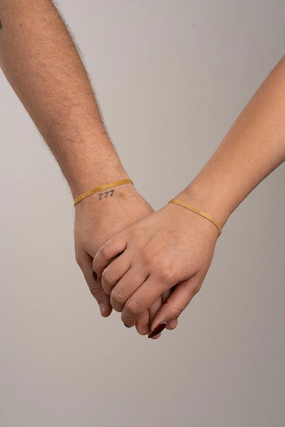 Pulsera Mesh Exclusive en Oro laminado 18k