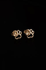 Aretes Paw en Oro laminado 18k Para Dama