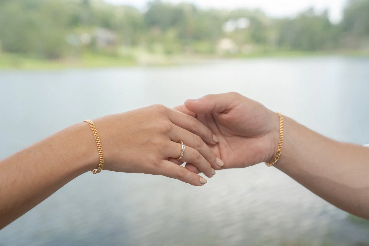 Pulseras M60 en Oro laminado 18k Para Pareja