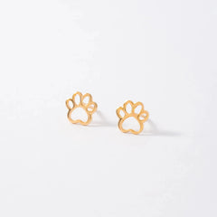 Aretes Paw en Oro laminado 18k Para Dama