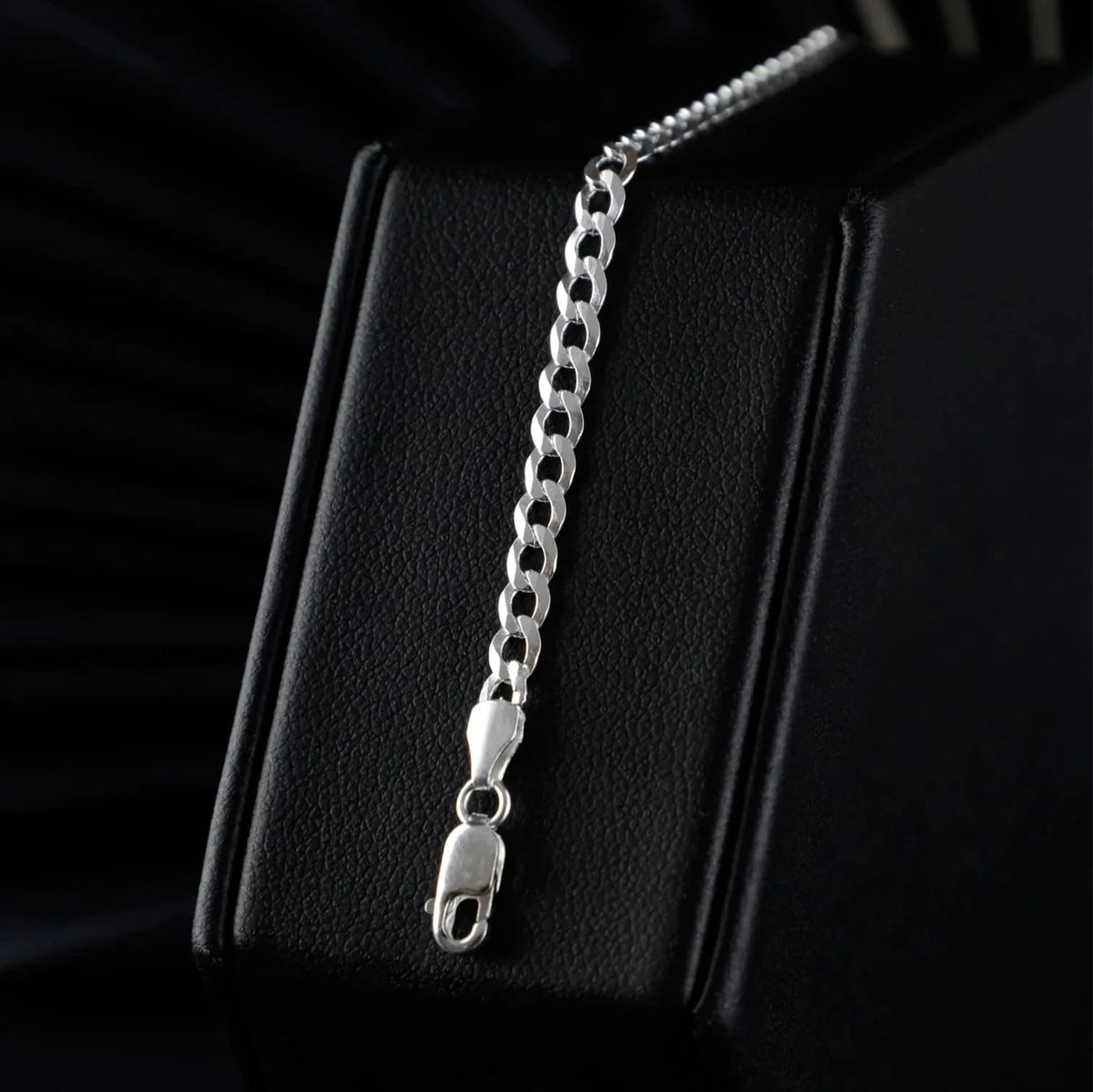 Pulsera Eslabón Plano en Plata Laminada 925