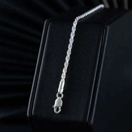 Pulsera Lazo en Plata Laminada 925