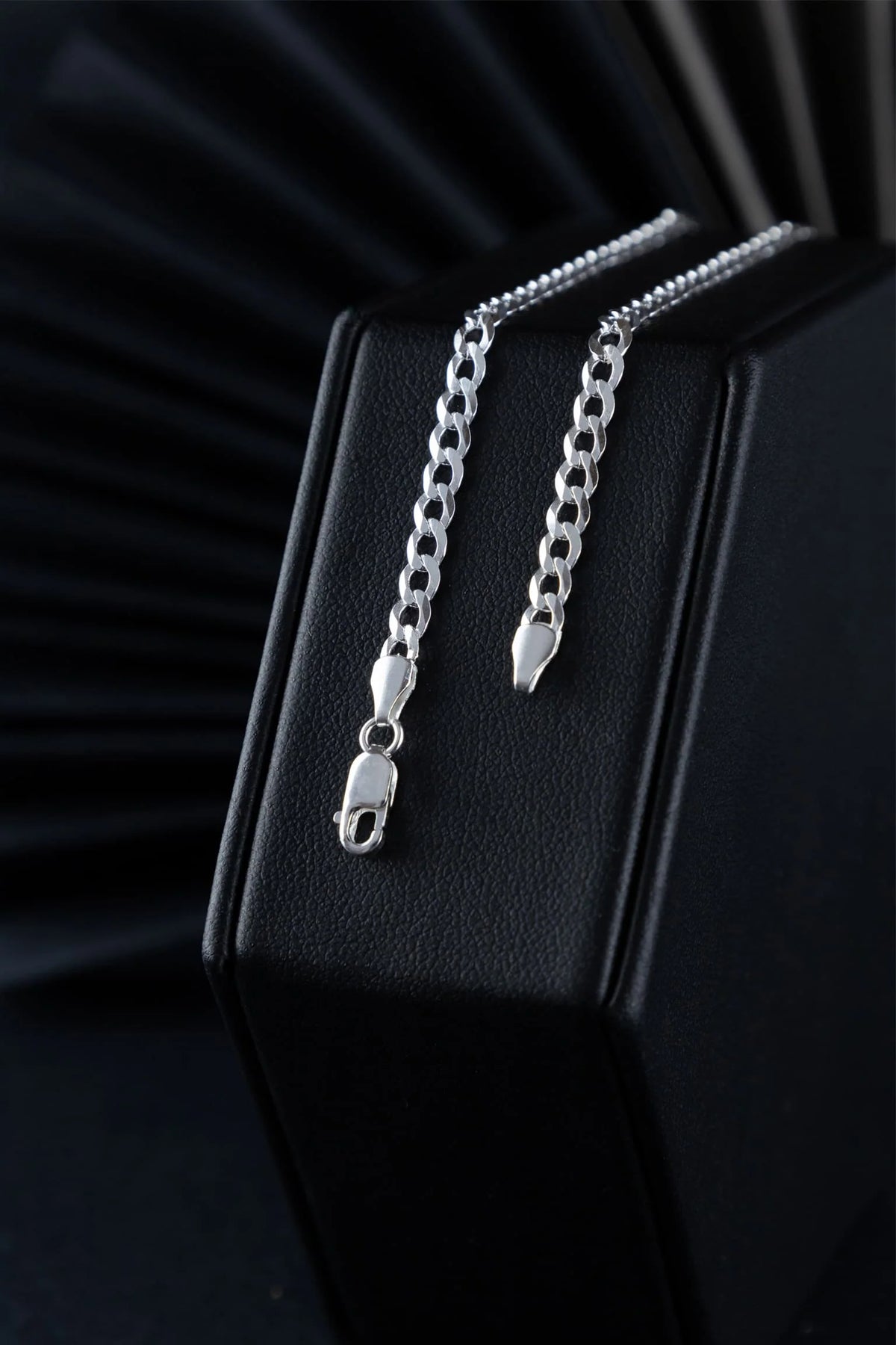 Pulsera Eslabón Plano en Plata Laminada 925