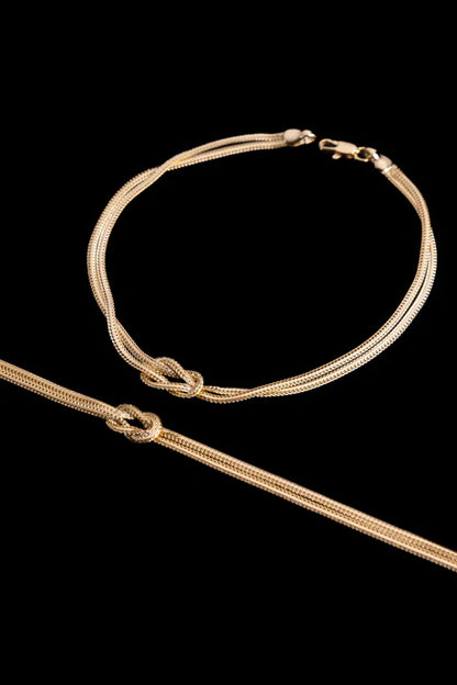 Pulseras Unity en Oro laminado 18k Para Pareja