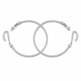 Pulseras Tenis en Plata Laminada 925 Para Pareja