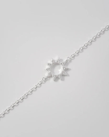 Pulsera Sol en Plata 925 Para Dama