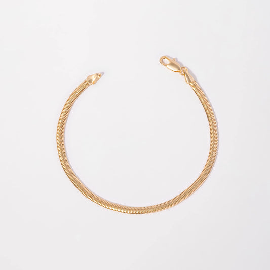 Pulsera Serpiente en Oro laminado 18k
