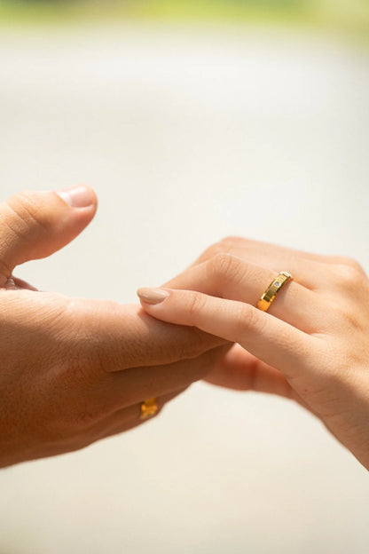 Anillos Unbroken en Tungsteno Para Pareja