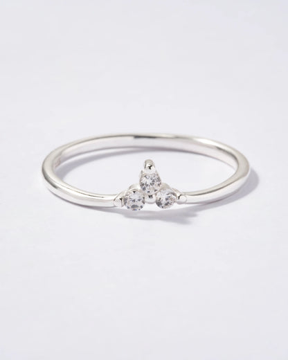 Anillo Tiara en Plata 925 Para Dama