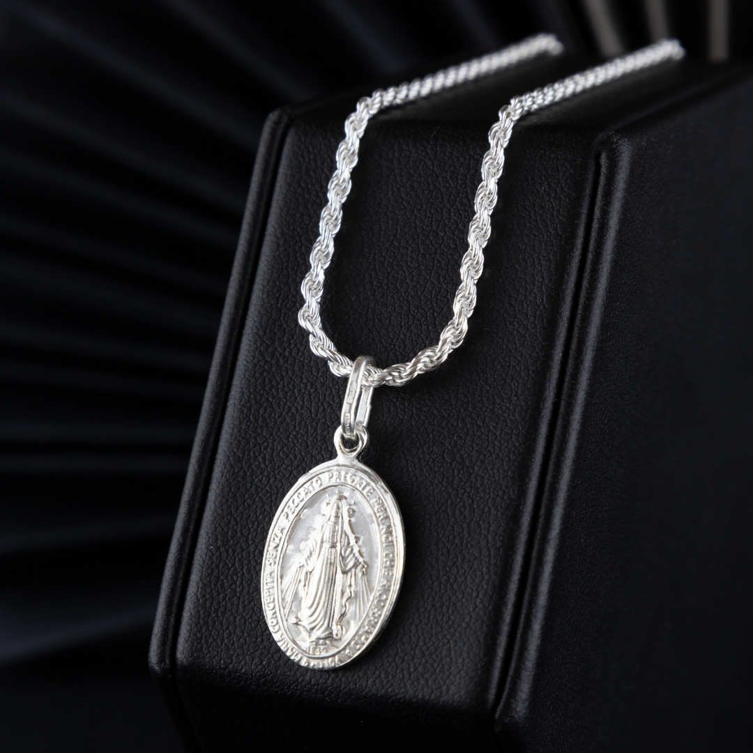 Cadena Lazo en Plata Laminada 925 Para Caballero