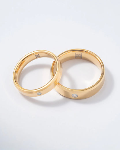 Anillos Unbroken en Tungsteno Para Pareja