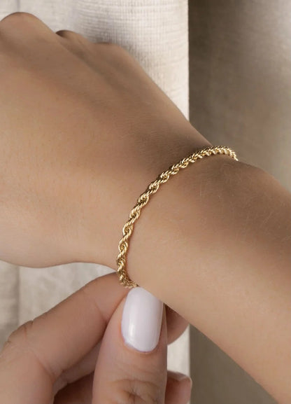 Pulseras Lazo en Oro laminado 18k Para Pareja