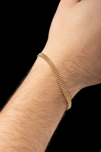 Pulseras M60 en Oro laminado 18k Para Pareja