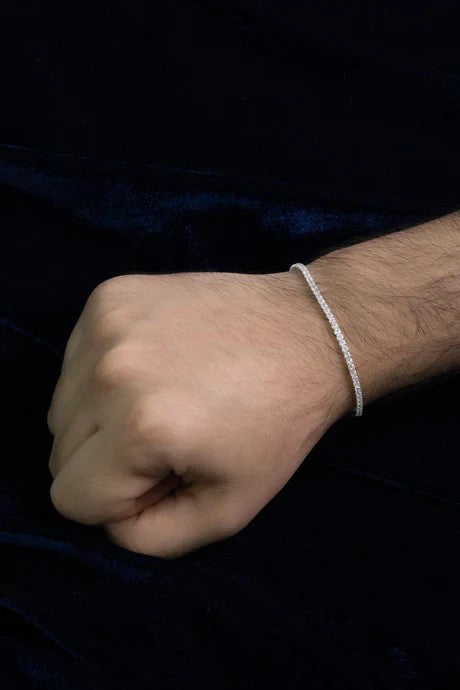 Pulseras Tenis en Plata Laminada 925 Para Pareja