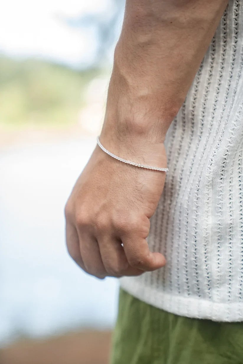 Pulseras Tenis en Plata Laminada 925 Para Pareja
