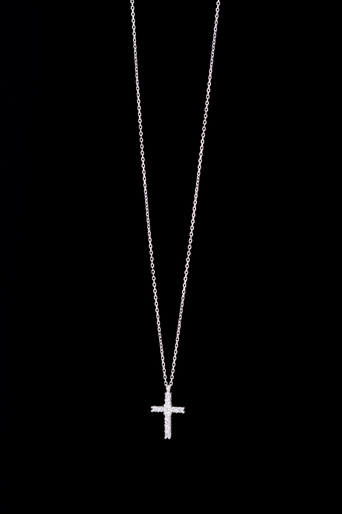 Cadena Celestial Cross en Plata 925 Para Dama