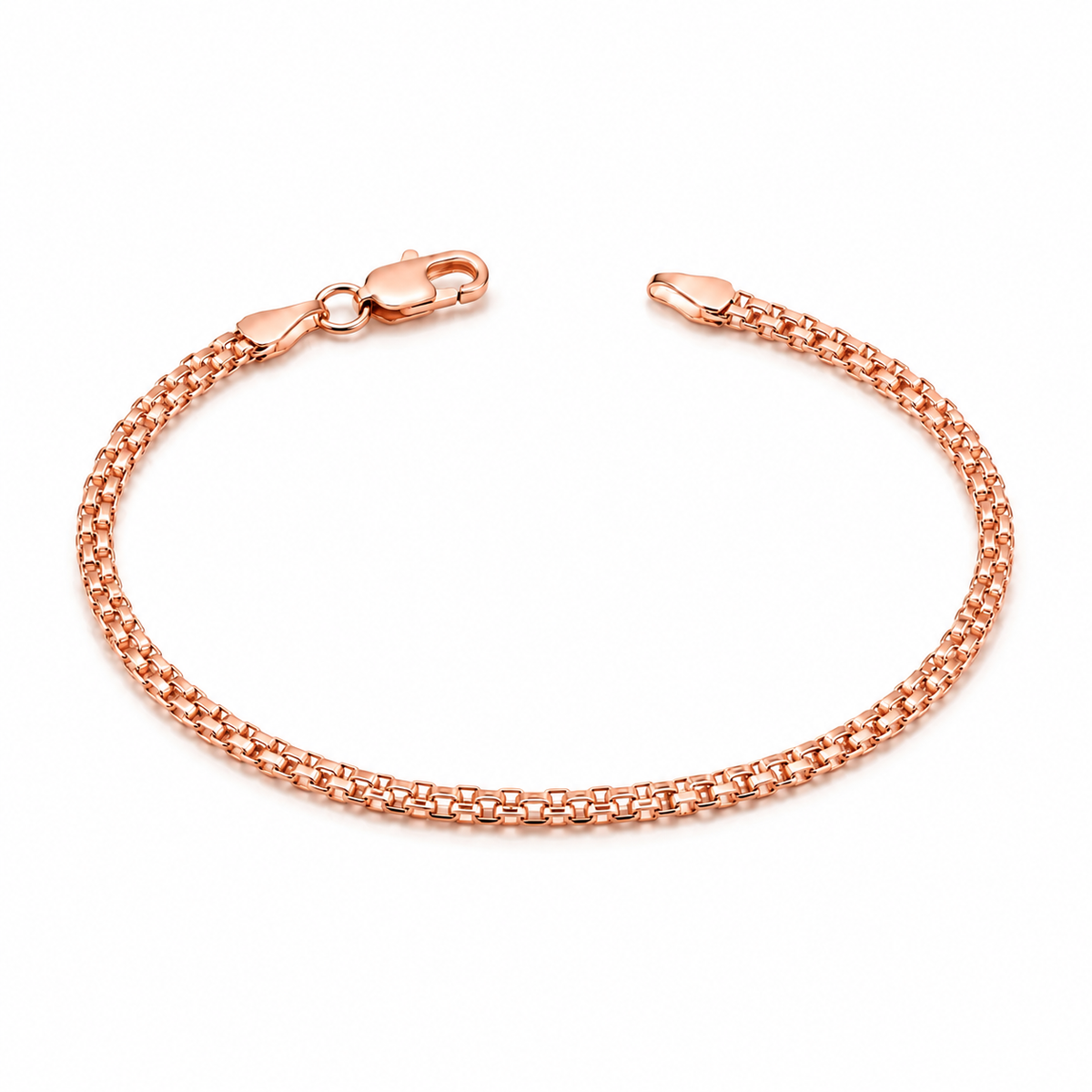 Pulsera Bismarck en Oro Rosado Laminado